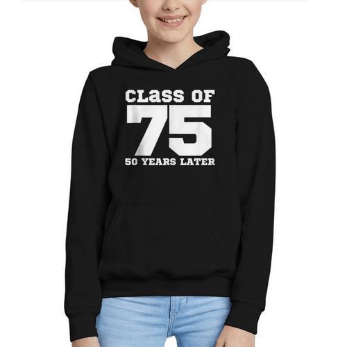 Class Of 1975 50 Years Later Reunions SQUAD Back To School Graphic Youth Hoodie - Savourry