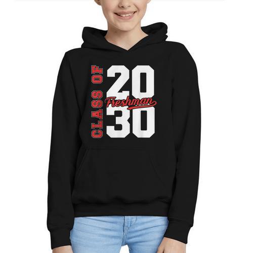 Class Of 2030 Freshman 2030 Back To School Graphic Youth Hoodie - Savourry