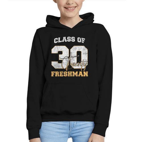 Class Of 2030 Freshman High School Back To School 9th Grade Graphic Youth Hoodie - Savourry