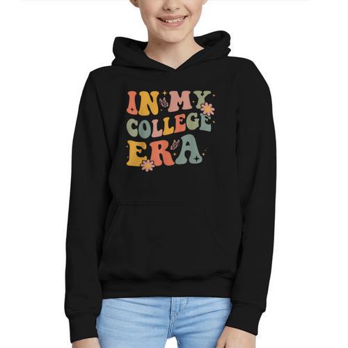 In My College Era First Day Of University Back To School Graphic Youth Hoodie - Savourry