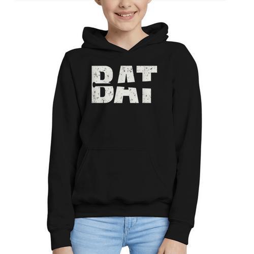 Cool Bat Dad Baseball Tee Women Kids Graphic Youth Hoodie - Sportilla