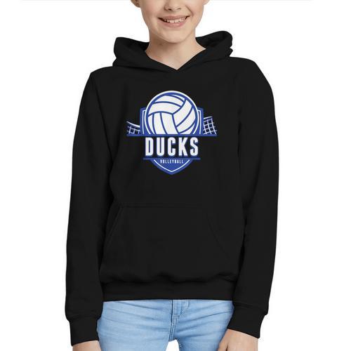 Ducks Volleyball Back To School Spirit B Graphic Youth Hoodie - Savourry