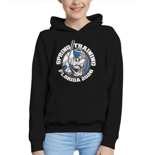 Florida Spring Trainings 2026 Baseball Grapefruit Cactus Graphic Youth Hoodie - Sportilla