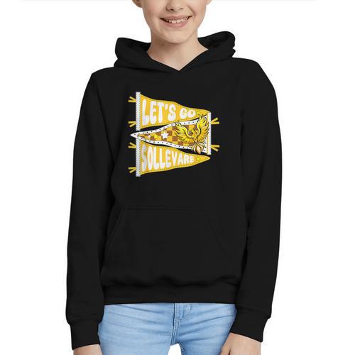 Let's Go Sollevare Uplift Back To School Spirit Graphic Youth Hoodie - Savourry