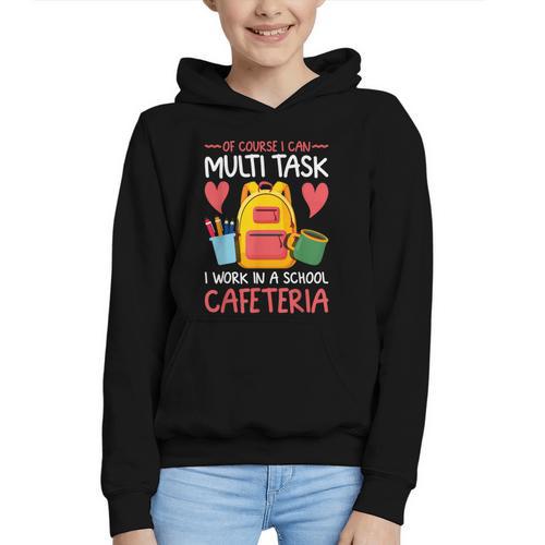 Lunch Lady Appreciation Back To School Cafeteria Worker Graphic Youth Hoodie - Savourry
