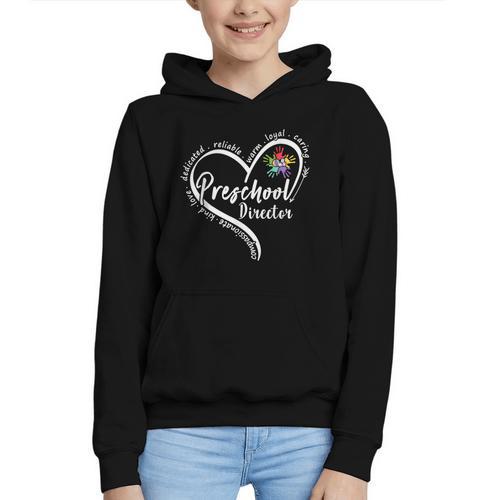 Preschool Director Assistant Back To School Daycare Thank Graphic Youth Hoodie - Savourry