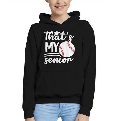 My Senior Baseball Senior Mom 2026 Baseball Senior Mama Graphic Youth Hoodie - Sportilla