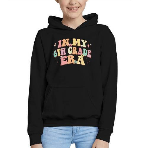 In My Sixth Grade Era Back To School 6th Grade Era Kids Graphic Youth Hoodie - Savourry
