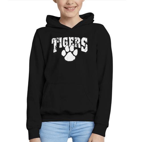 Tigers School Spirit Back To School B Graphic Youth Hoodie - Savourry