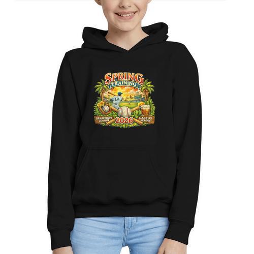 Women's Awesome Spring Trainings 2026 Baseball Arizona Florida Graphic Youth Hoodie - Sportilla