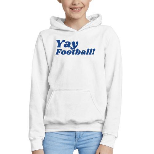 College Football Shirt University Team Colors Back To School Graphic Youth Hoodie - Savourry