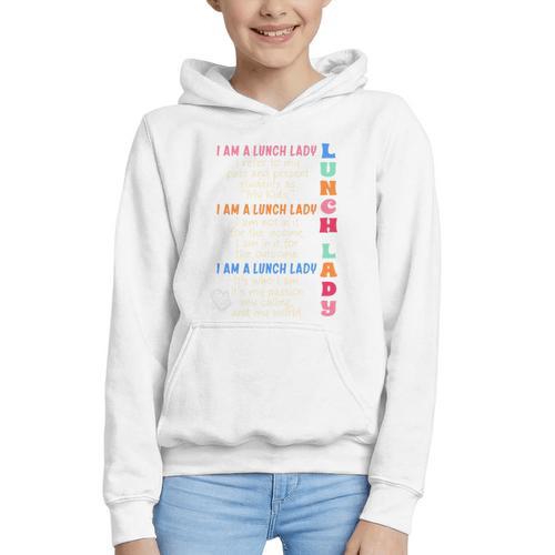 I'm A Lunch Lady Back To School Cafeteria Worker Squad Graphic Youth Hoodie - Savourry