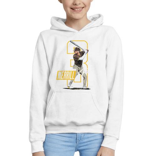 Jackson Merrill San Diego MLB Baseball Player MLBJME202M Graphic Youth Hoodie - Sportilla