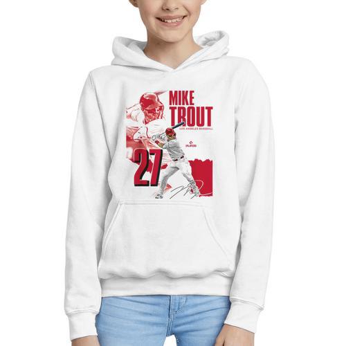Mike Trout Los Angeles A MLB Baseball Players MLBMTR304N Graphic Youth Hoodie - Sportilla