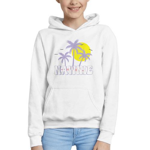 Nawnie Vintage Women Appreciation Day Hello Back To School Graphic Youth Hoodie - Savourry