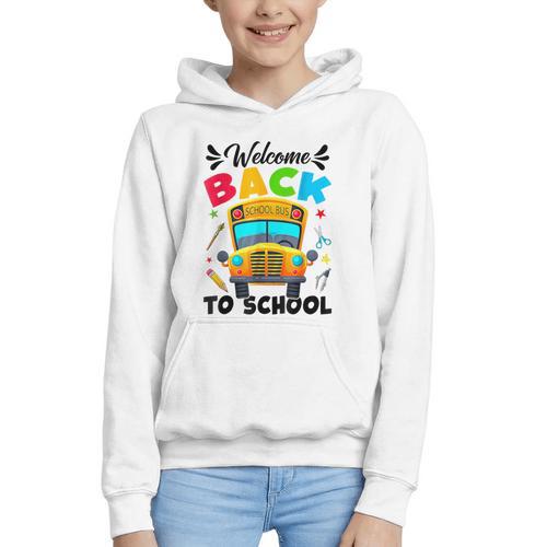 Welcome Back To School Outfit School Bus Driver Graphic Youth Hoodie - Savourry