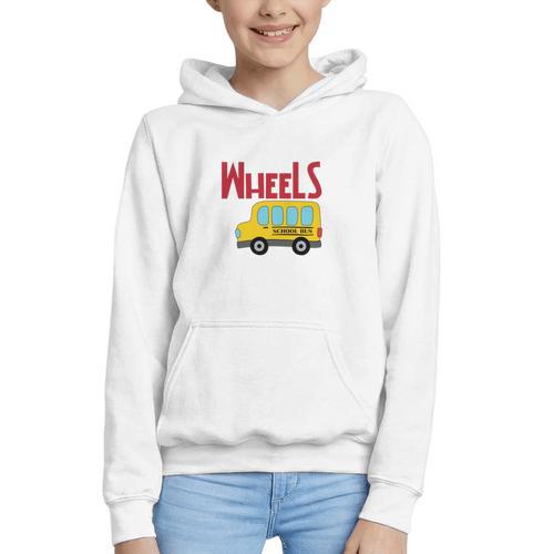 Wheels On The Bus Kids Back To School Graphic Youth Hoodie - Savourry