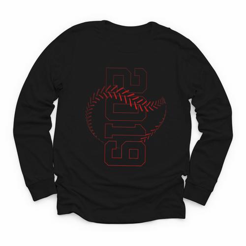 7 Years 2019 Baseball 7TH Birthday Youth Long Sleeve Tee - Sportilla
