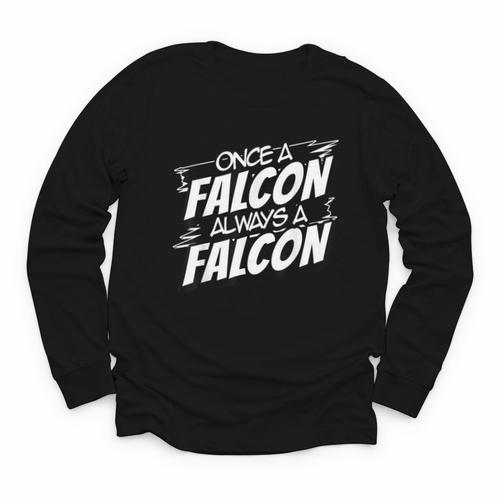 Always A Falcon Back To School Spirit Youth Long Sleeve Tee - Savourry