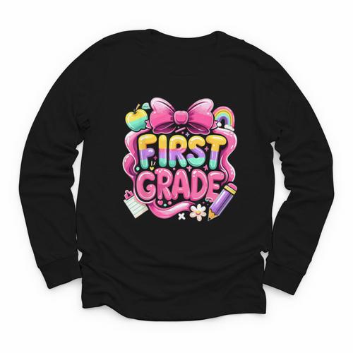 Back To School Team 1st Grade First Grade Youth Long Sleeve Tee - Savourry
