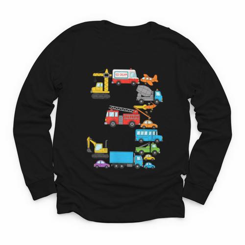 Baseball Ice Cream Drip Vehicles Youth Baseball Drip Youth Long Sleeve Tee - Sportilla
