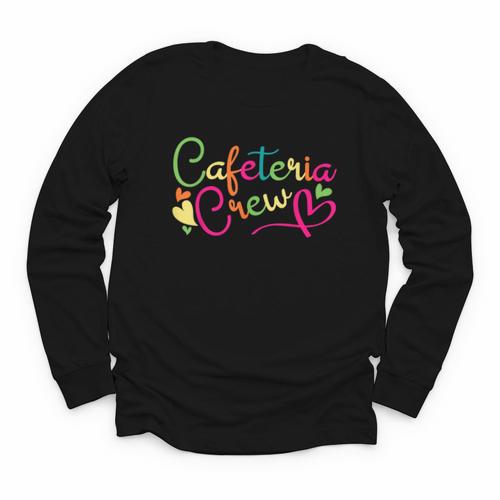 Cafeteria Crew Back To School Lunch Lady Worker Squad Youth Long Sleeve Tee - Savourry