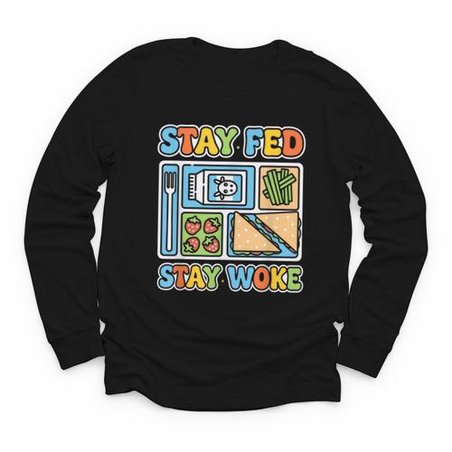 Cafeteria Crew Tour Welcome Back To School Lunch Lady Youth Long Sleeve Tee - Savourry