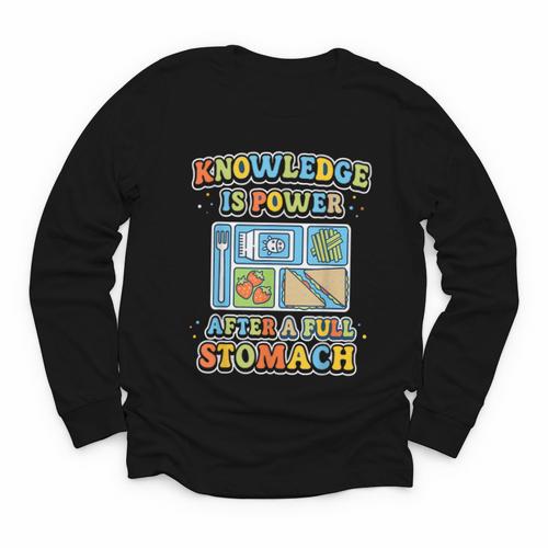 Cafeteria Squad Tour Welcome Back To School Lunch Lady Youth Long Sleeve Tee - Savourry