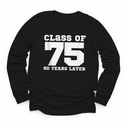 Class Of 1975 50 Years Later Reunions SQUAD Back To School Youth Long Sleeve Tee - Savourry