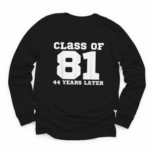 Class Of 1981 44 Years Later Reunions SQUAD Back To School Youth Long Sleeve Tee - Savourry