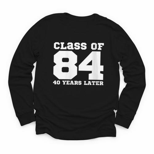 Class Of 1984 40 Years Later Reunions SQUAD Back To School Youth Long Sleeve Tee - Savourry