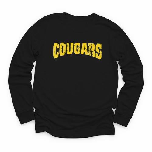 Cougars Back To School Spirit GY Youth Long Sleeve Tee - Savourry