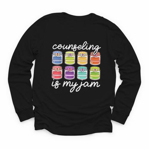 Counseling Is My Jam School Counselor Back To School Youth Long Sleeve Tee - Savourry