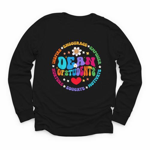 Dean Of Students Appreciation Week Back To School Youth Long Sleeve Tee - Savourry