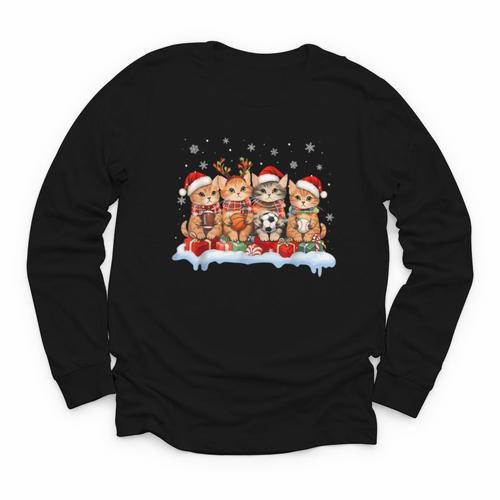 Football Baseball Basketball Player Sport Christmas Youth Long Sleeve Tee - Sportilla