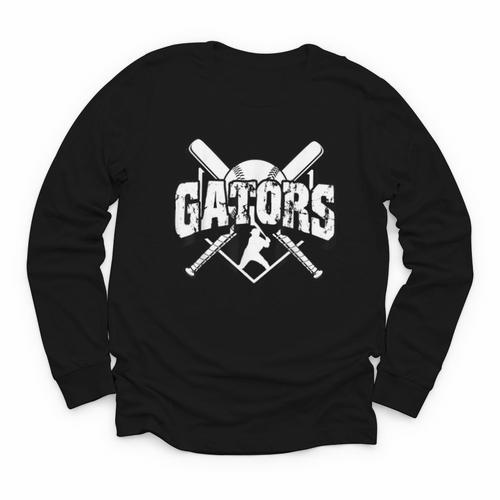 Gators Baseball Back To School Spirit Youth Long Sleeve Tee - Savourry