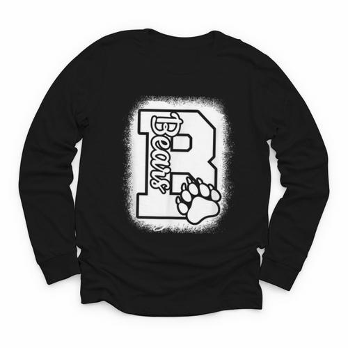 Go Cheer Bears High School Bears Back To School Spirit Youth Long Sleeve Tee - Savourry