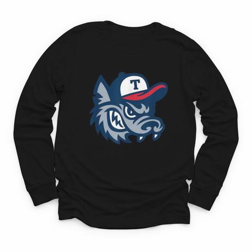 Jarrell Storm Chasers Baseball Big Logo Youth Long Sleeve Tee - Sportilla
