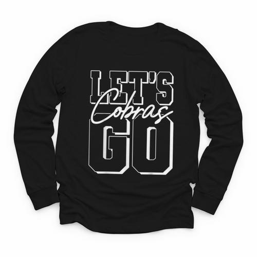 Let's Go Cobras Back To School Spirit Youth Long Sleeve Tee - Savourry