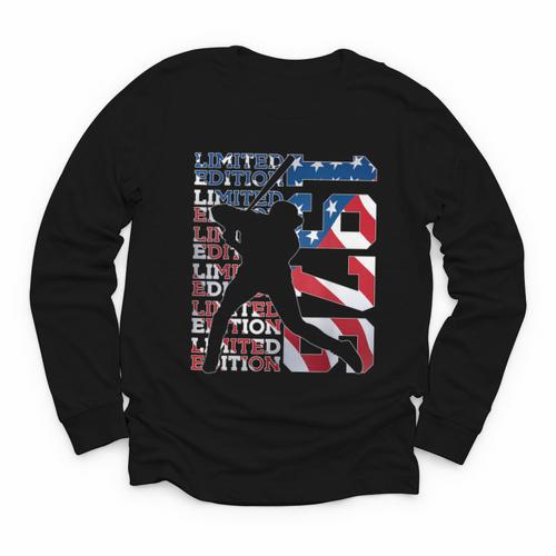 Limited Edition 1976 Baseball 50TH Birthday Youth Long Sleeve Tee - Sportilla