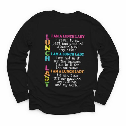 Lunch Hero Squad Lunch Ladies Cafeteria Crew Back To School Youth Long Sleeve Tee - Savourry