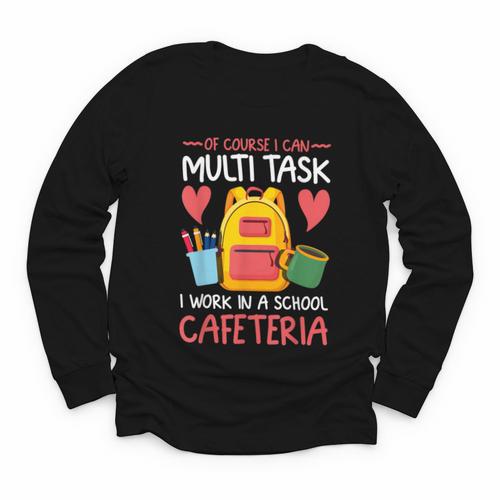 Lunch Lady Appreciation Back To School Cafeteria Worker Youth Long Sleeve Tee - Savourry