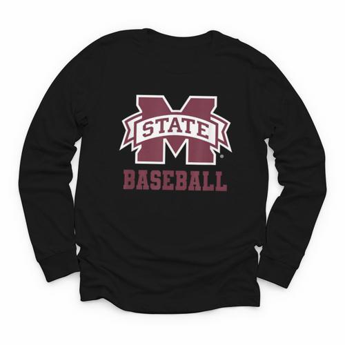 Mississippi State Baseball Bulldogs NCAA MS16 Youth Long Sleeve Tee - Sportilla
