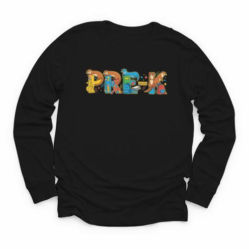 Otter Pre K Back To School Kids Boys Girls Youth Long Sleeve Tee - Savourry