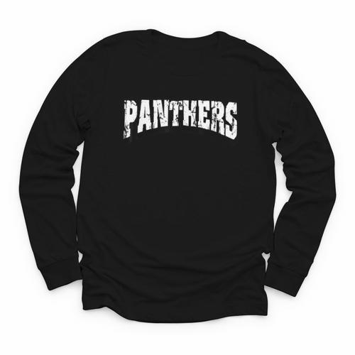 Panthers Back To School Spirit Youth Long Sleeve Tee - Savourry