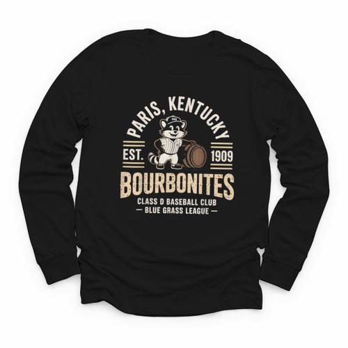 Paris Kentucky Bourbonites Baseball Heritage Youth Long Sleeve Tee - Sportilla
