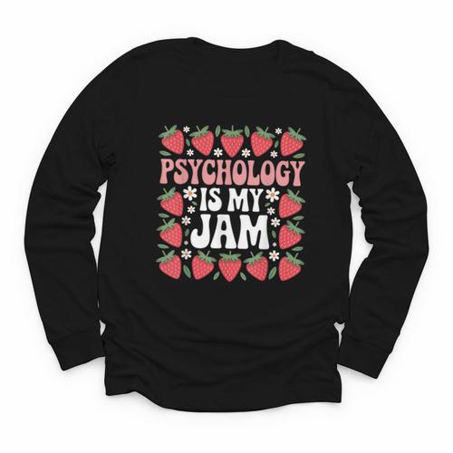 Psychology Is My Jam School Psychologist Back To School Youth Long Sleeve Tee - Savourry