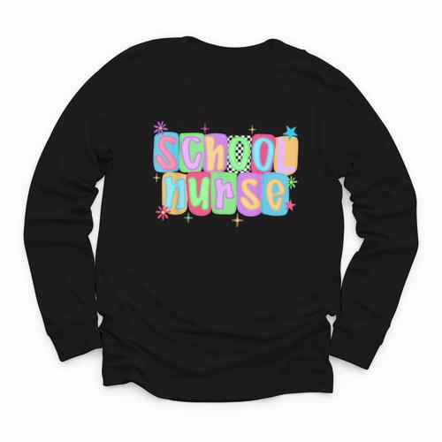 School Nurse Appreciation Day For Best Nurses Back To School Youth Long Sleeve Tee - Savourry