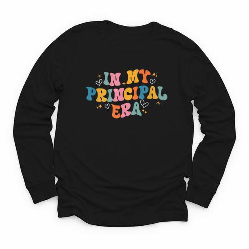 School Principal Back To School In My Principal Era Youth Long Sleeve Tee - Savourry