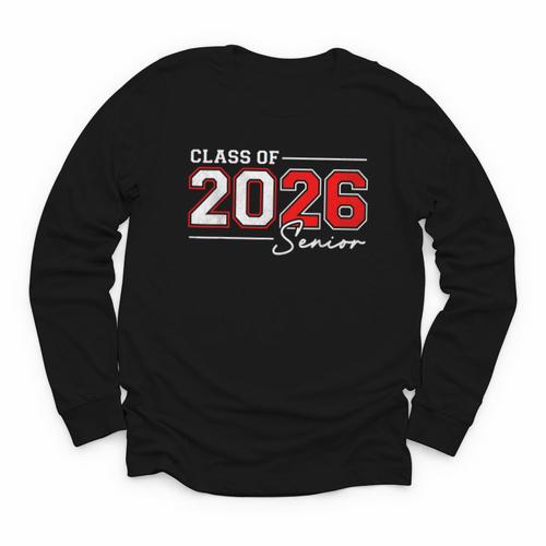 Senior 2026 Class Of 2026 Seniors Back To School 2026 Youth Long Sleeve Tee - Savourry